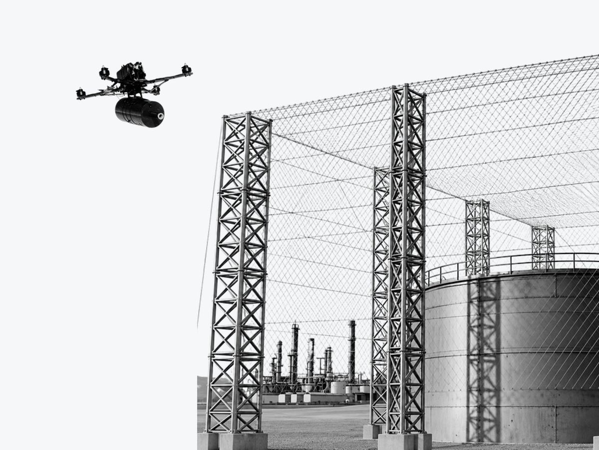 Drone Interception Fence